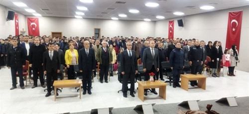12 Mart İstiklal Marşımızın Kabulü ve Mehmet Akif  ERSOY’ u Anma Töreni Düzenlendi